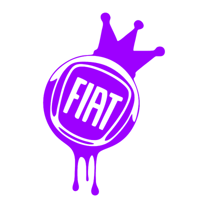 Sticker - FIAT CROWN DRIPPING