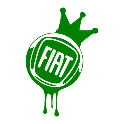 Sticker - FIAT CROWN DRIPPING