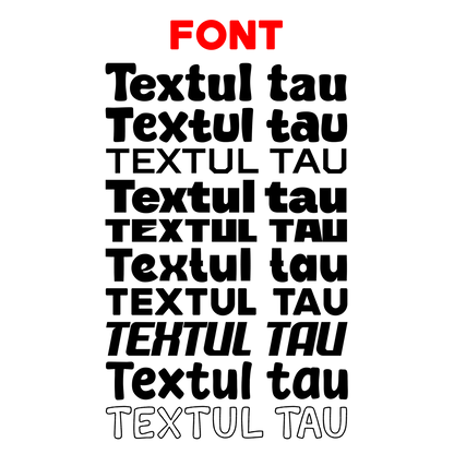 Sticker - TEXT PERSONALIZAT