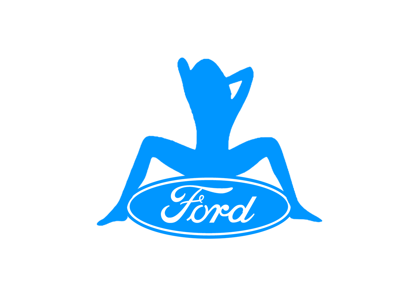 Sticker - FORD GIRL 1