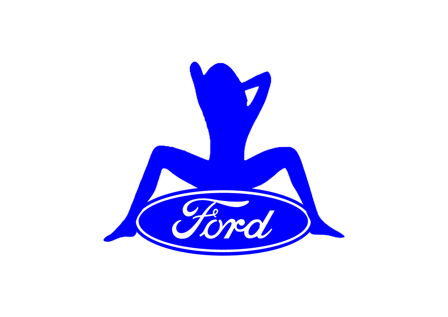 Sticker - FORD GIRL 1