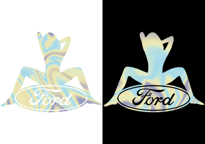 Sticker - FORD GIRL 1