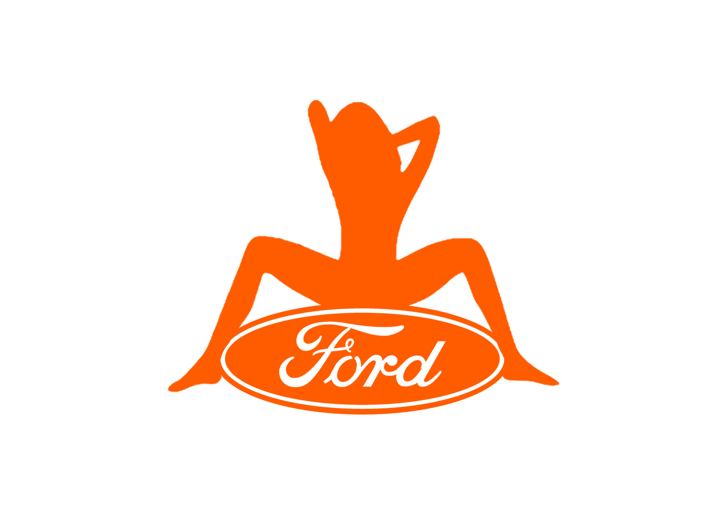 Sticker - FORD GIRL 1