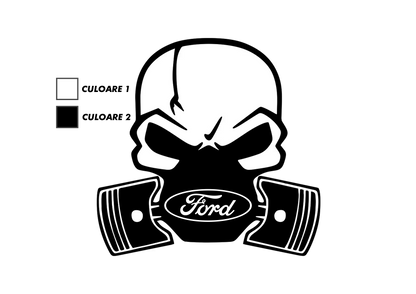 Sticker - FORD SKULL