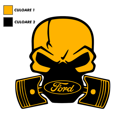 Sticker - FORD SKULL