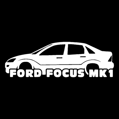 Sticker - SILUETA FORD FOCUS MK1