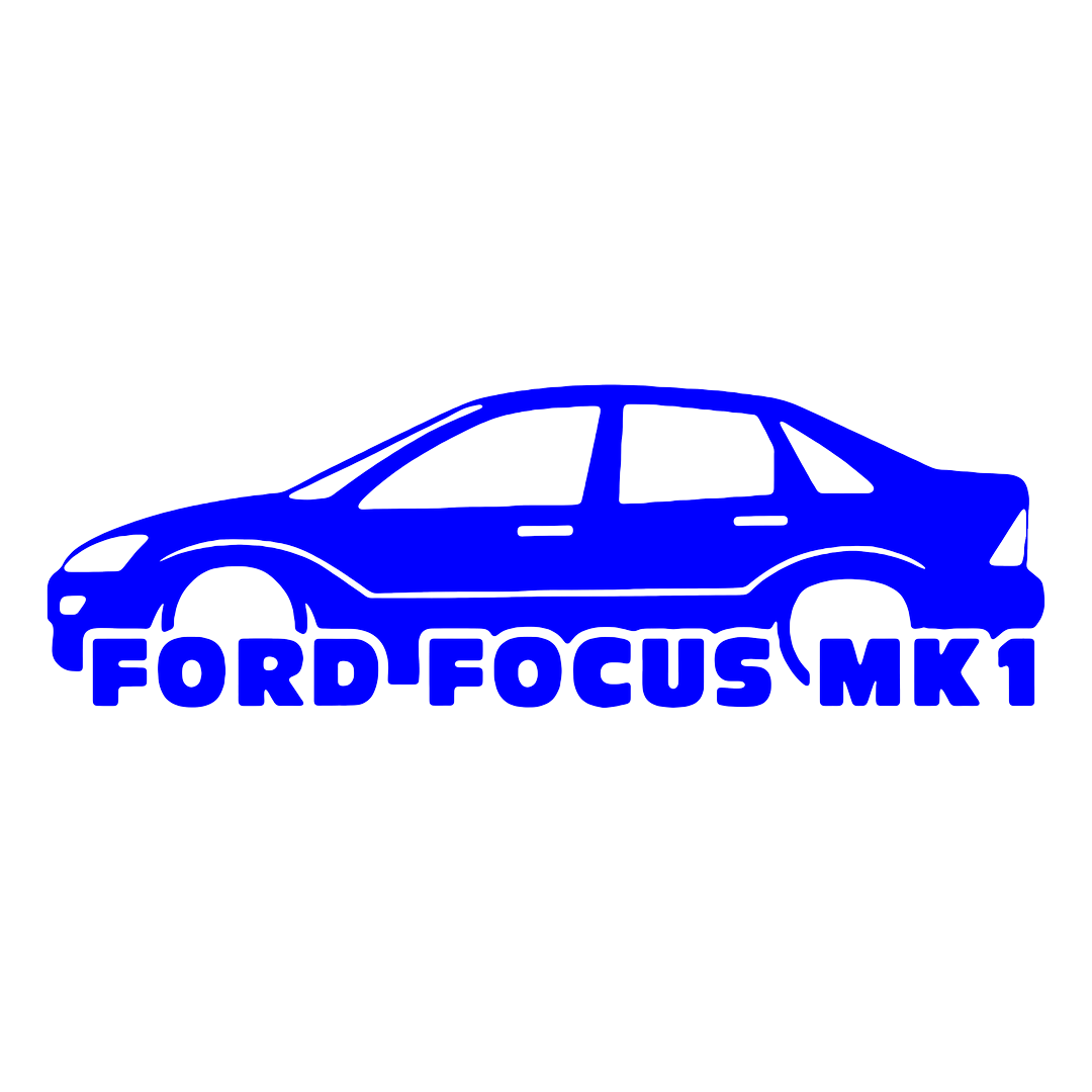 Sticker - SILUETA FORD FOCUS MK1