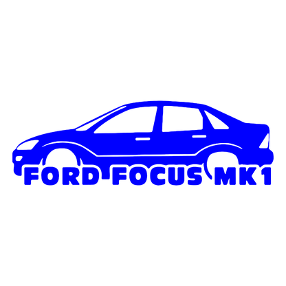 Sticker - SILUETA FORD FOCUS MK1
