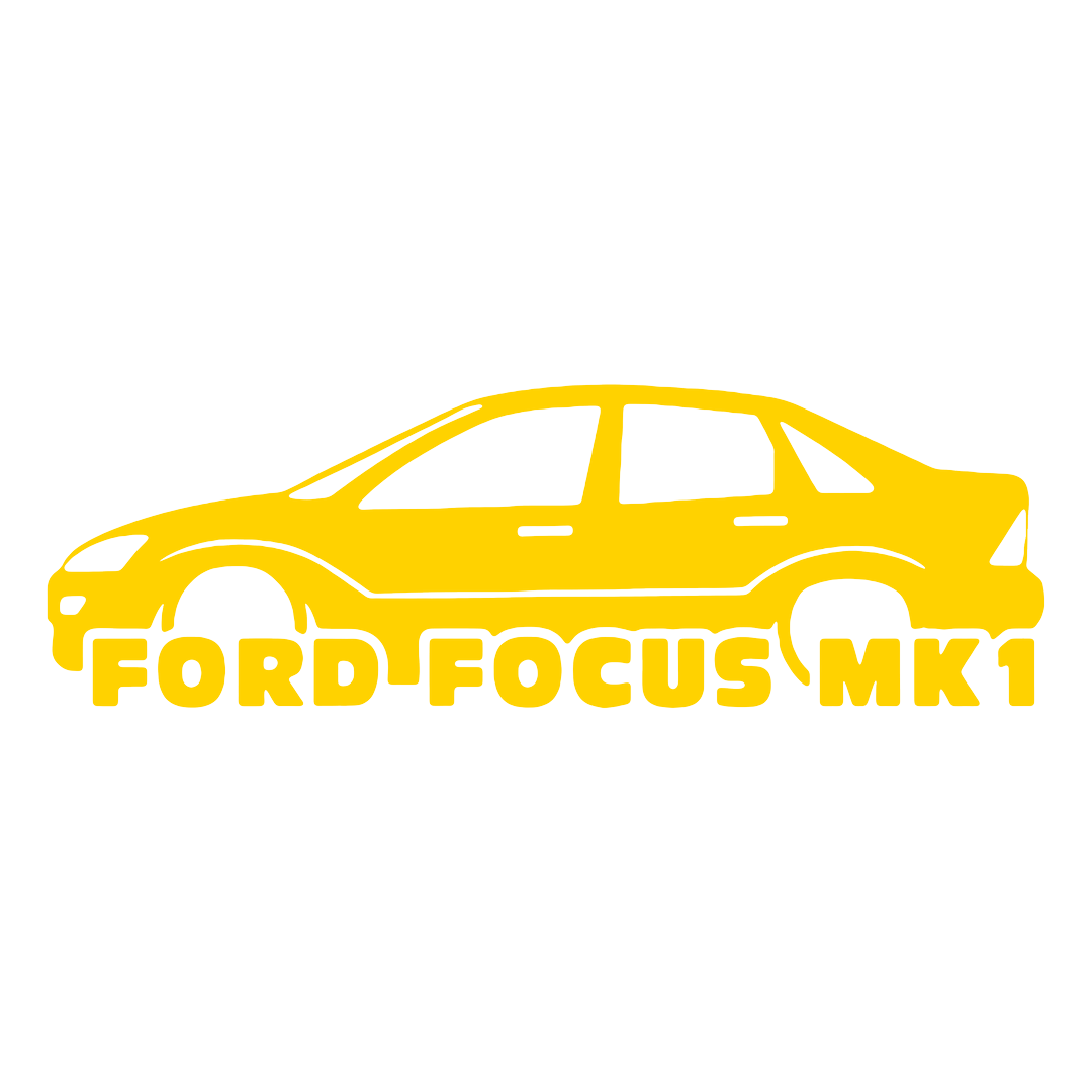 Sticker - SILUETA FORD FOCUS MK1