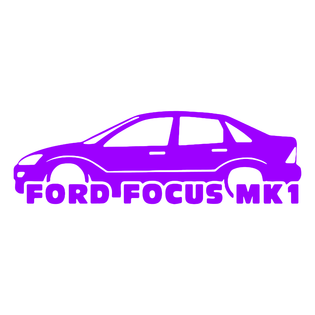 Sticker - SILUETA FORD FOCUS MK1