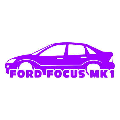 Sticker - SILUETA FORD FOCUS MK1