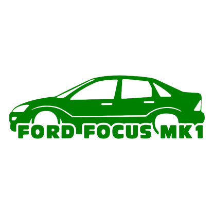 Sticker - SILUETA FORD FOCUS MK1