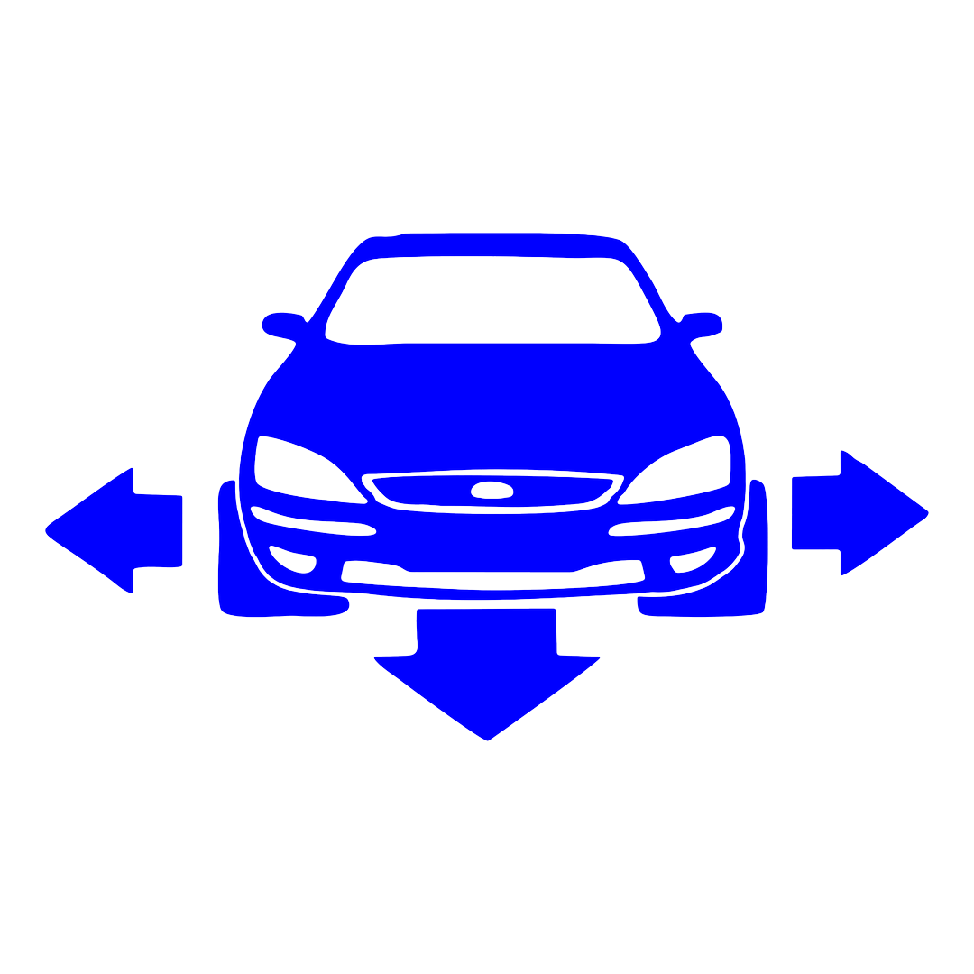 Sticker - SILUETA FORD FATA