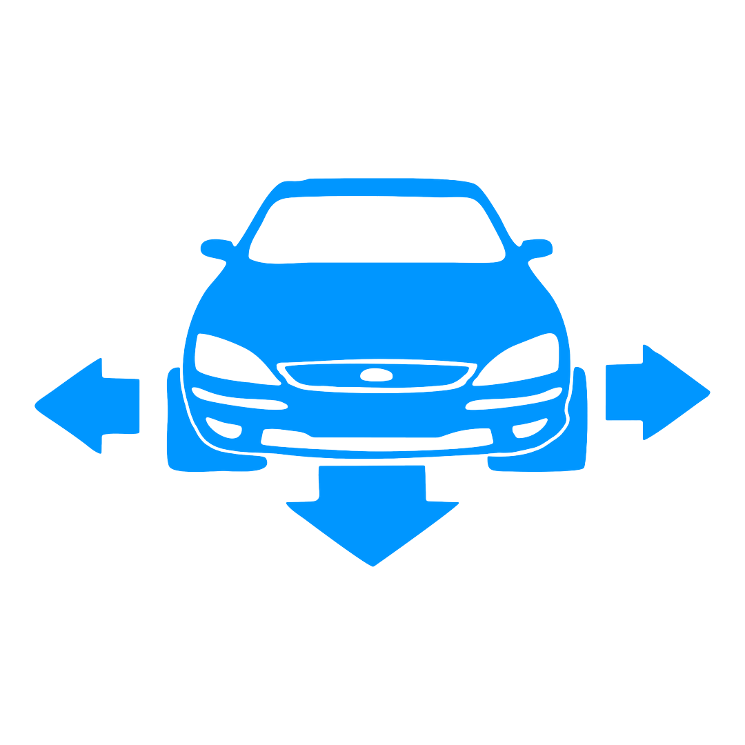 Sticker - SILUETA FORD FATA