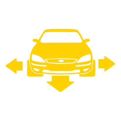 Sticker - SILUETA FORD FATA