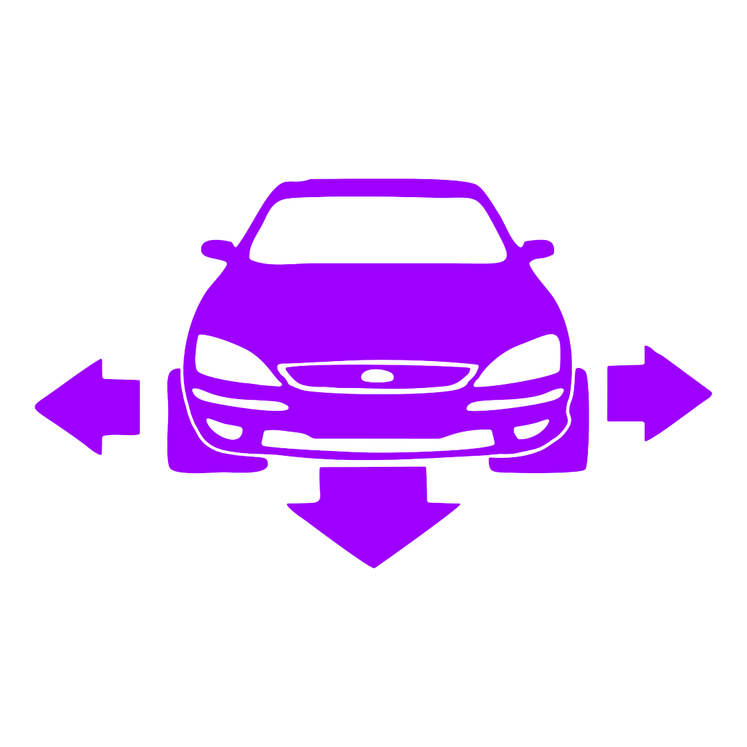 Sticker - SILUETA FORD FATA