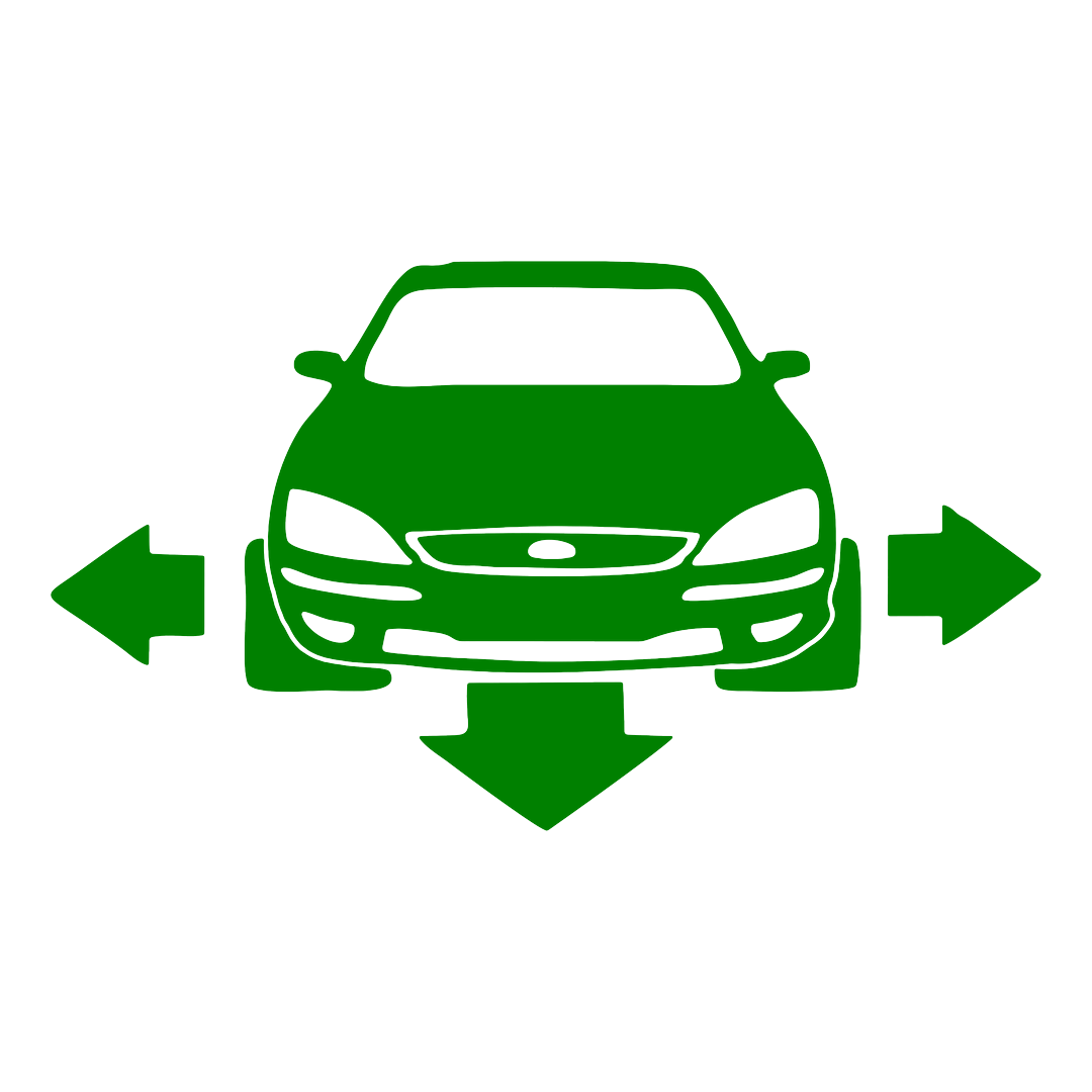 Sticker - SILUETA FORD FATA