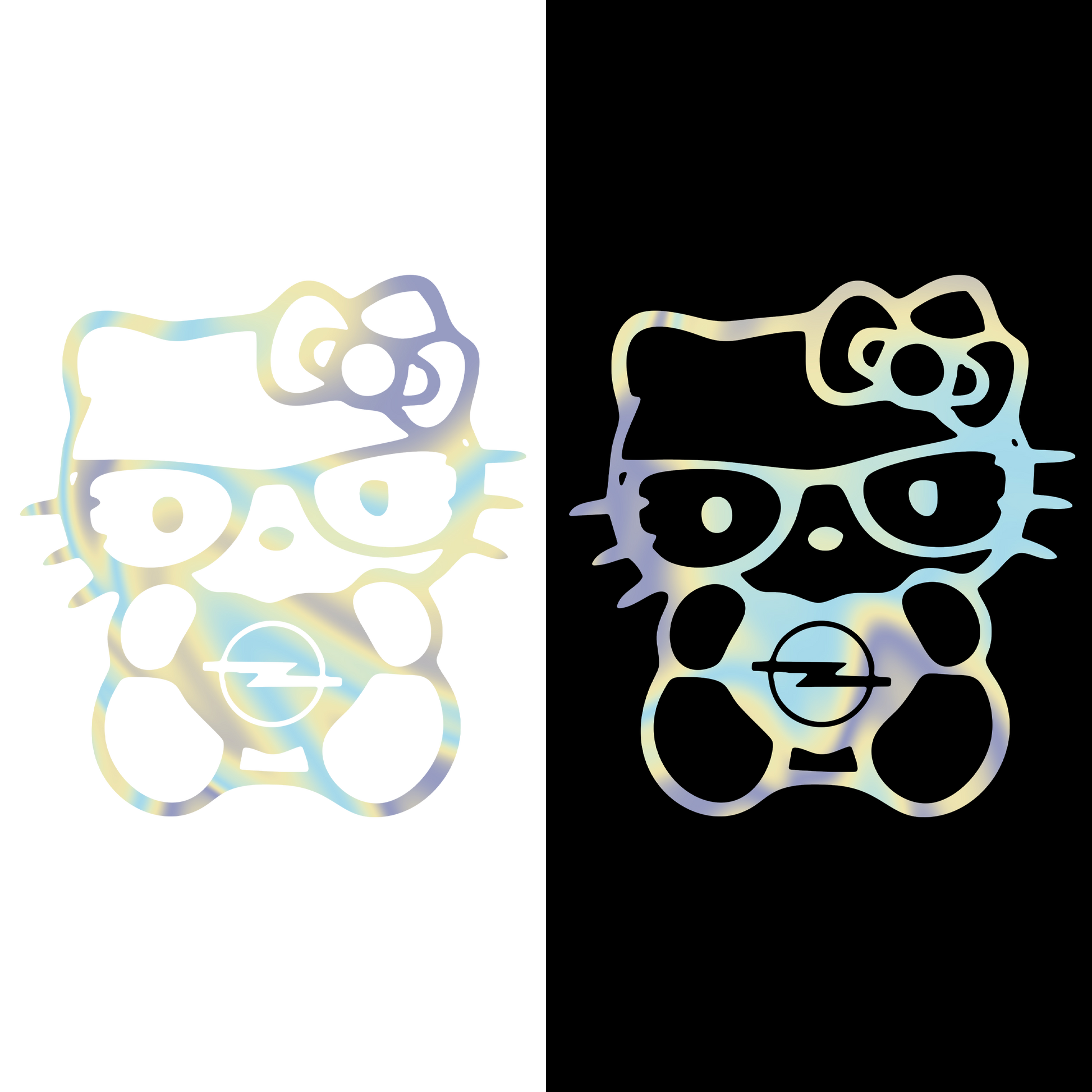 Hello kitty opel - Holografic
