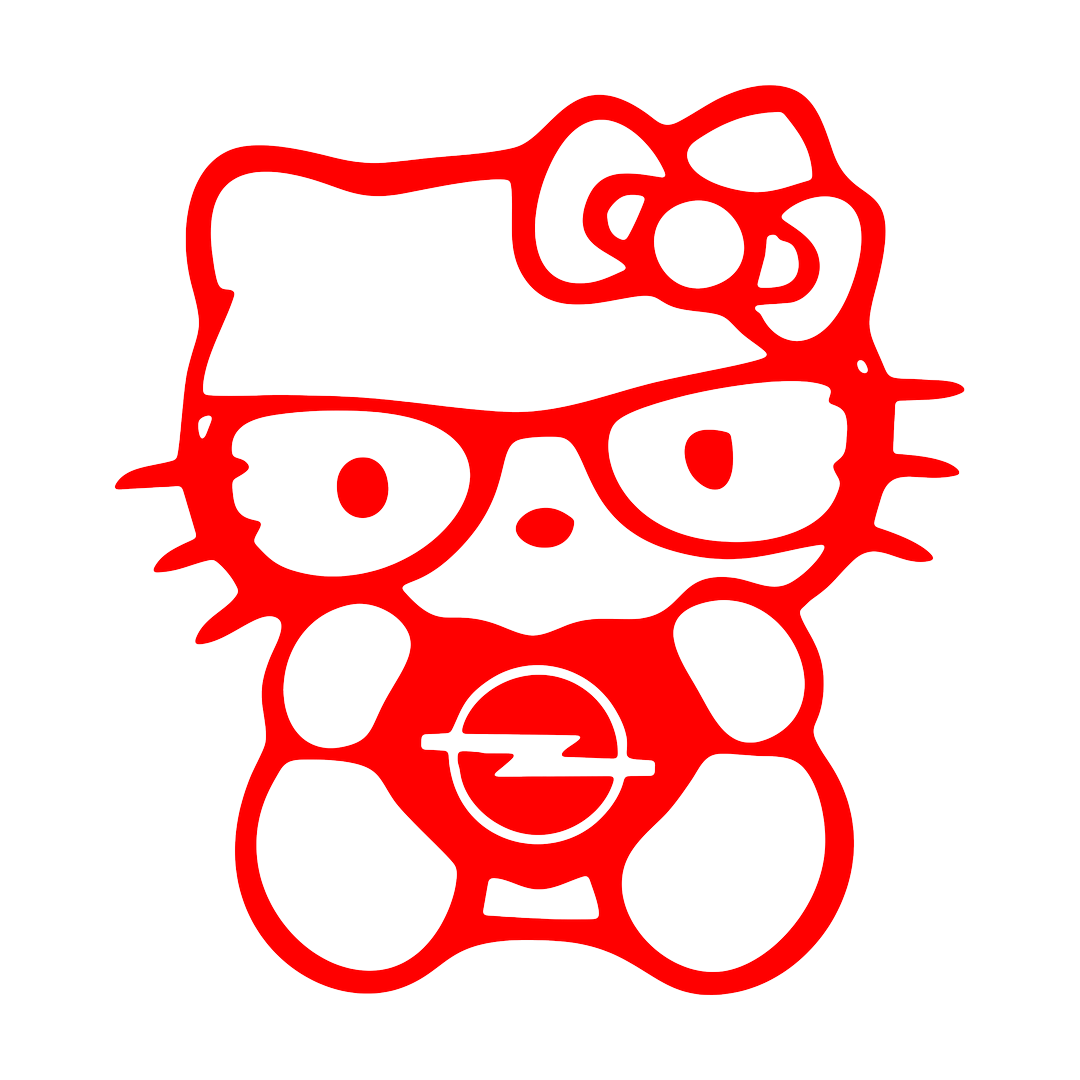 Hello kitty opel - Rosu