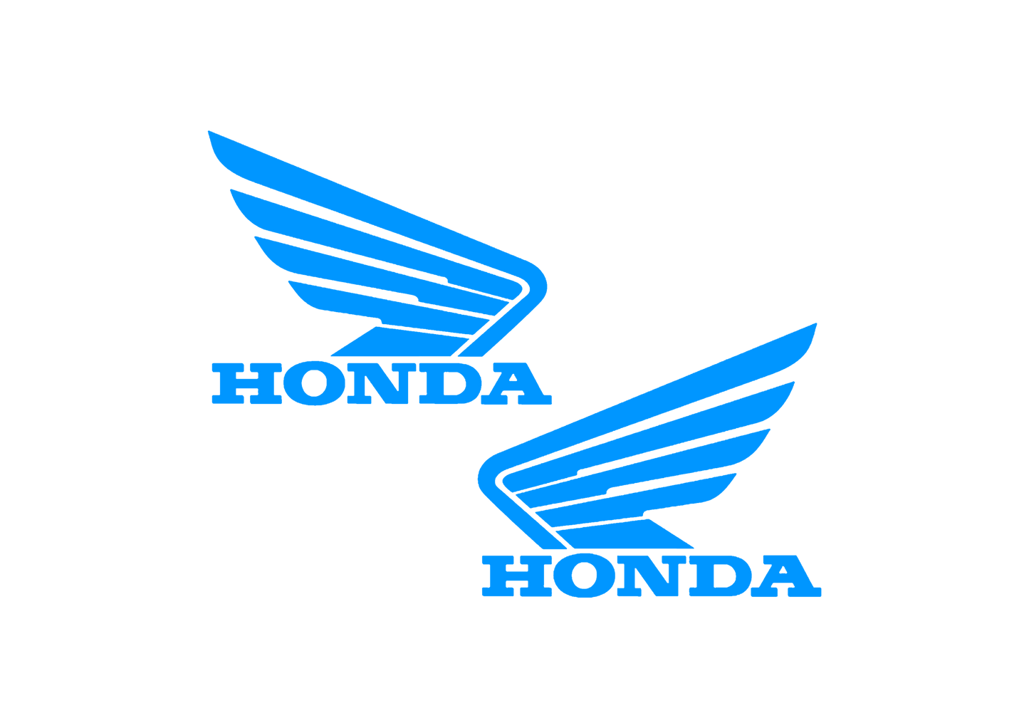 Sticker Set - X2 HONDA WINGS