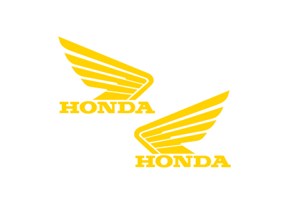 Sticker Set - X2 HONDA WINGS