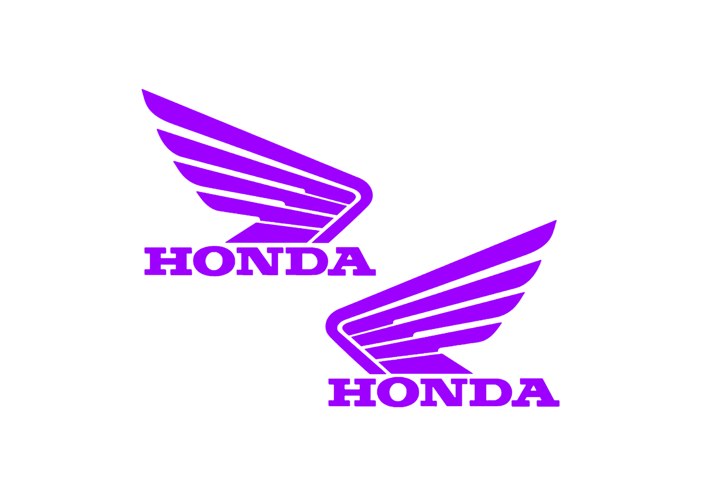 Sticker Set - X2 HONDA WINGS
