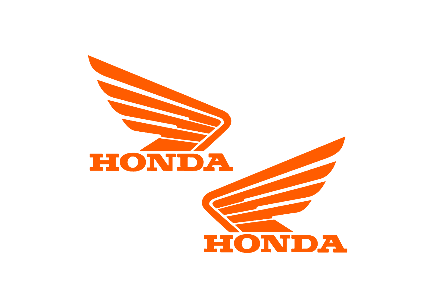 Sticker Set - X2 HONDA WINGS