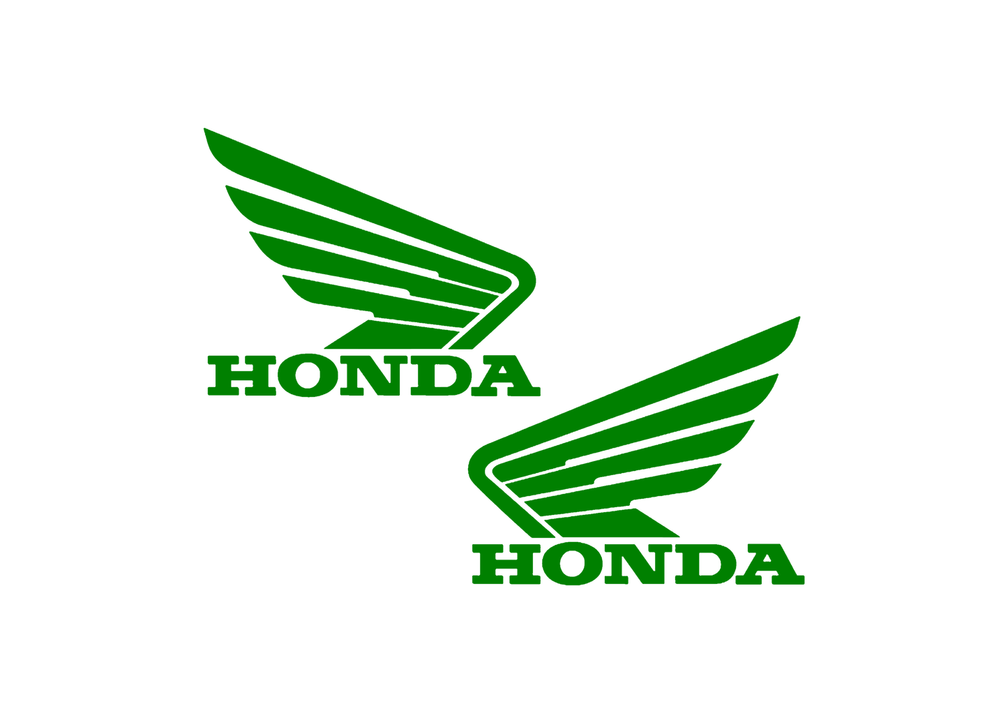 Sticker Set - X2 HONDA WINGS