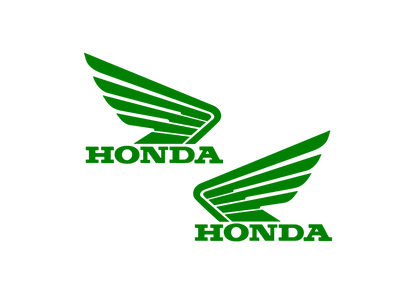Sticker Set - X2 HONDA WINGS