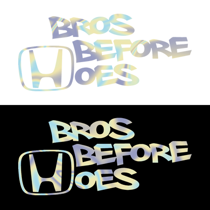 Sticker - HONDA BROS BEFORE HOES