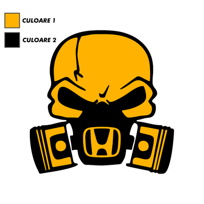 Sticker - HONDA SKULL
