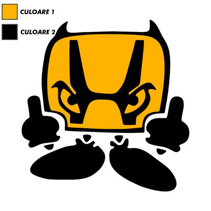 Sticker - HONDA DEVIL MIDDLE FINGER