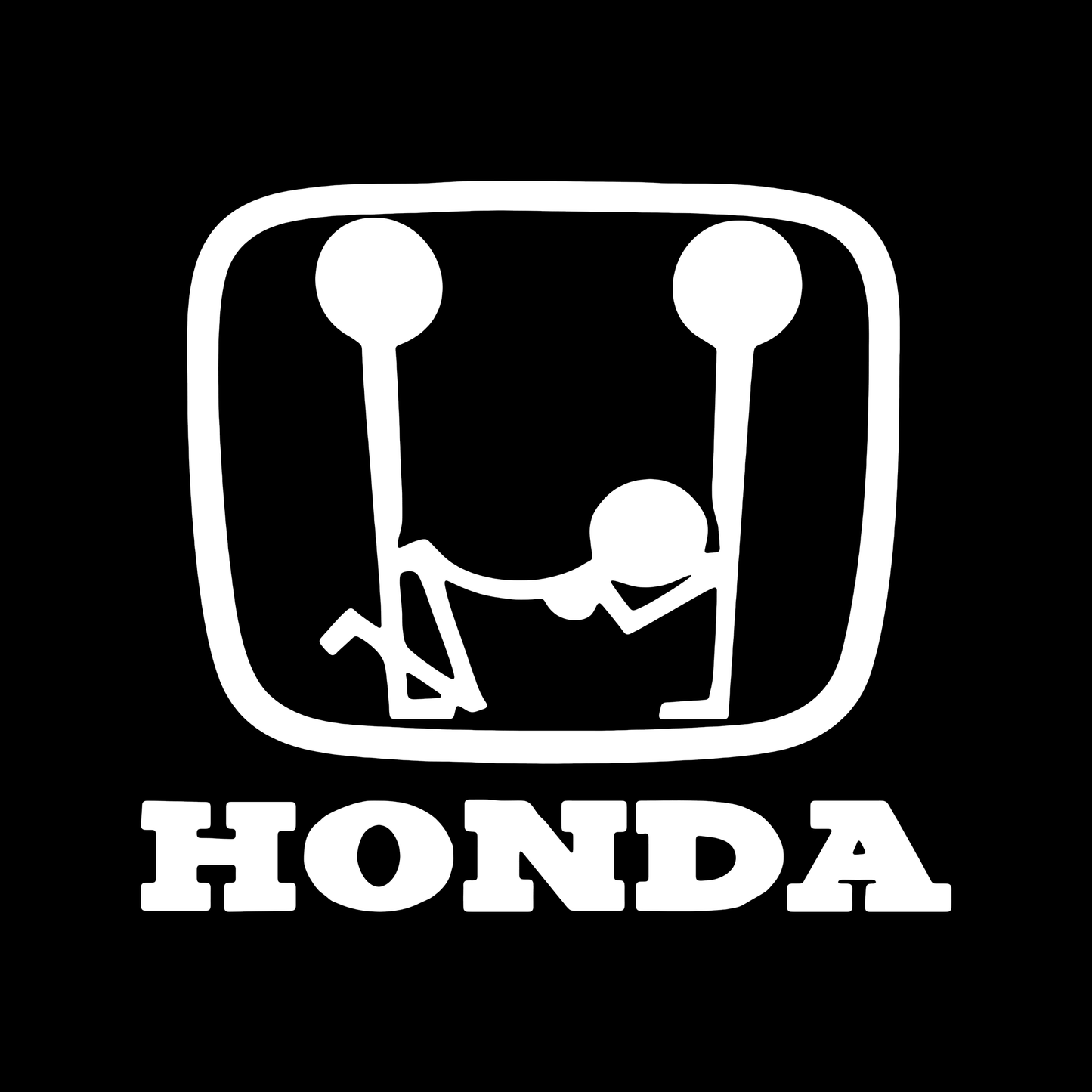 Sticker - HONDA FUNNY LOGO