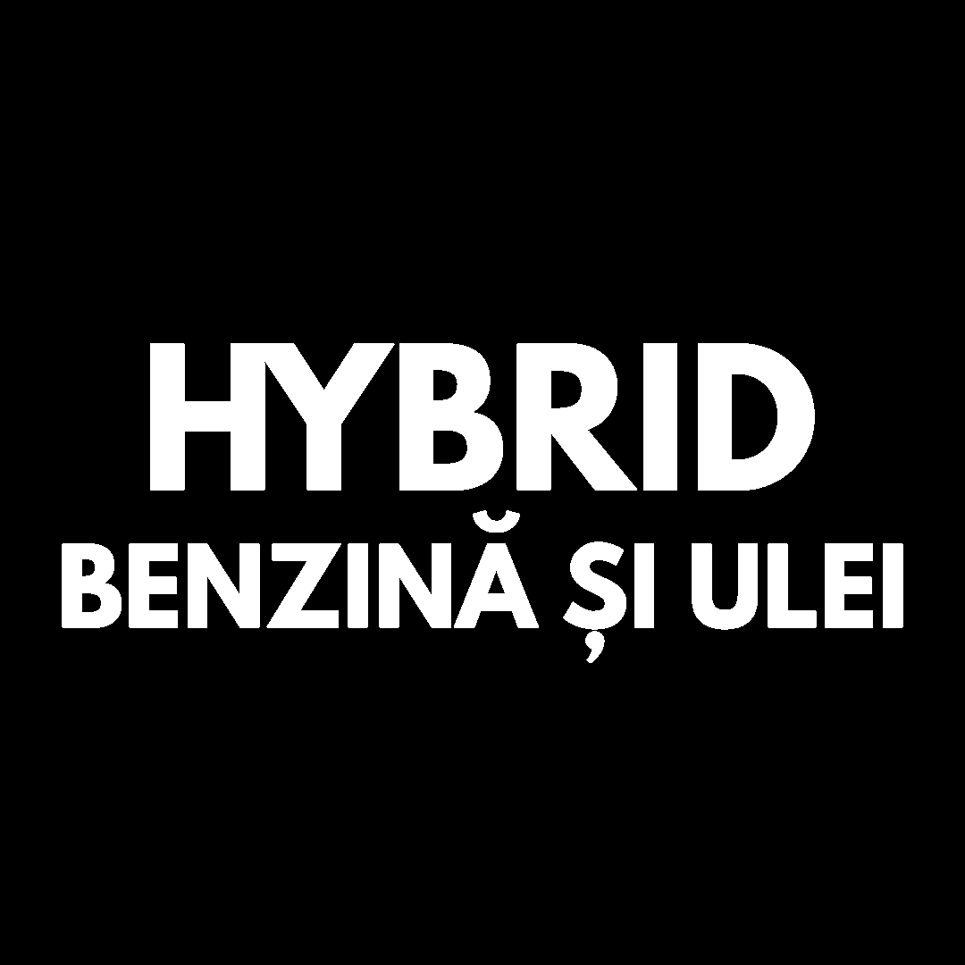 Sticker - HYBRID BENZINA SI ULEI