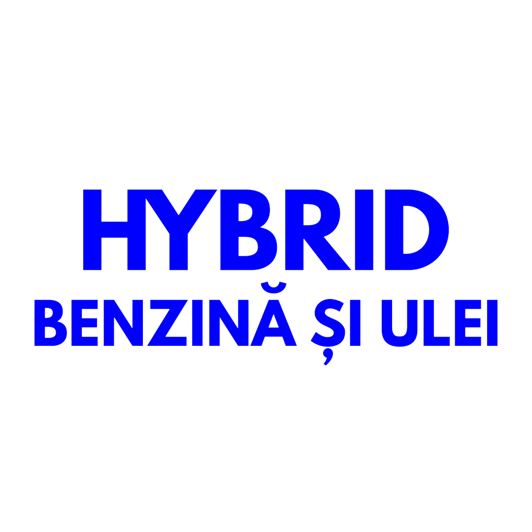 Sticker - HYBRID BENZINA SI ULEI