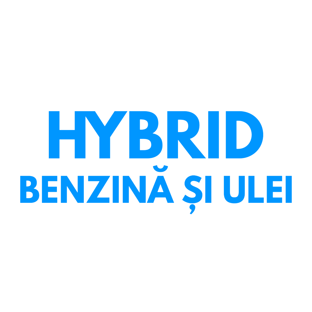 Sticker - HYBRID BENZINA SI ULEI