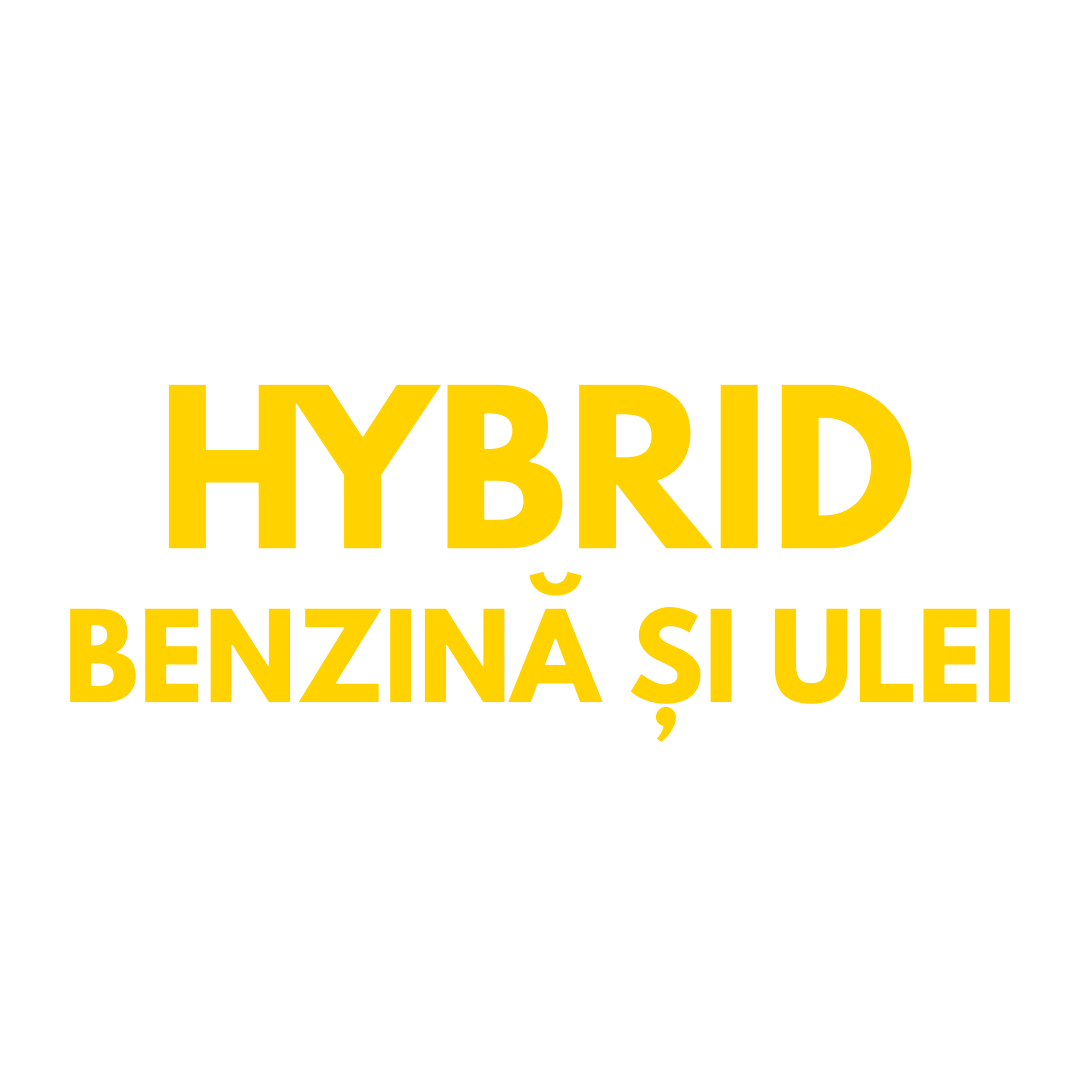 Sticker - HYBRID BENZINA SI ULEI