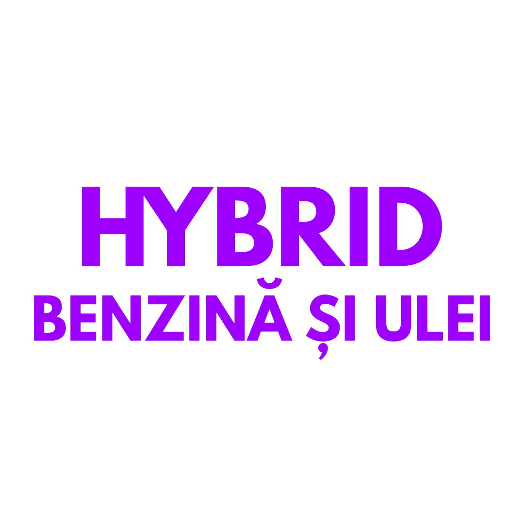 Sticker - HYBRID BENZINA SI ULEI