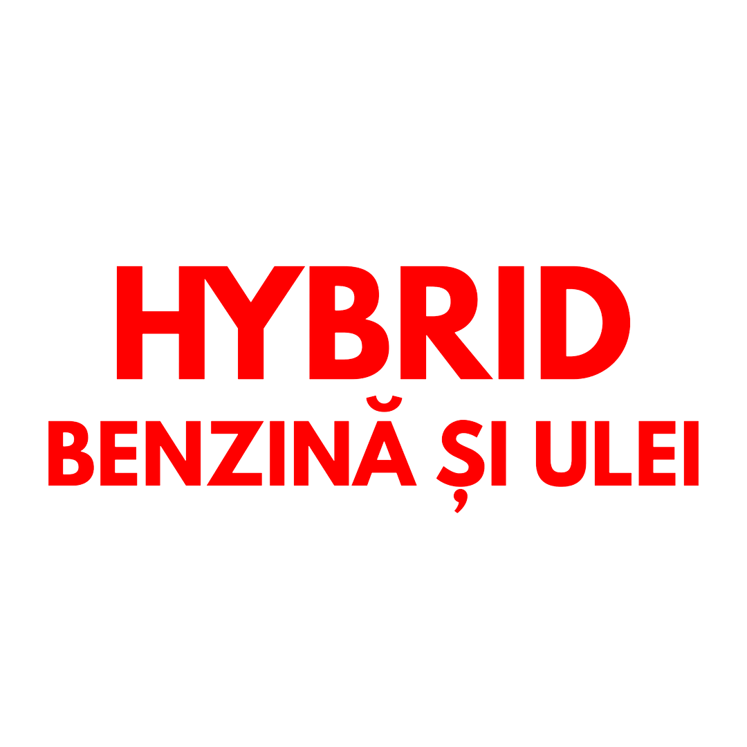 Sticker - HYBRID BENZINA SI ULEI
