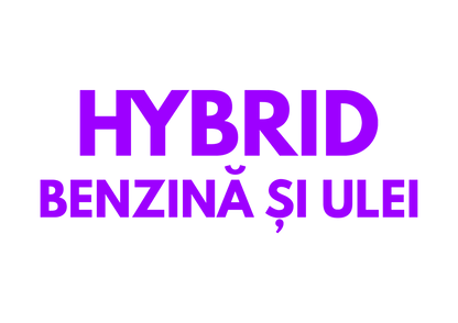 Sticker - HYBRID BENZINA SI ULEI