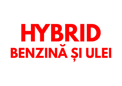 Sticker - HYBRID BENZINA SI ULEI