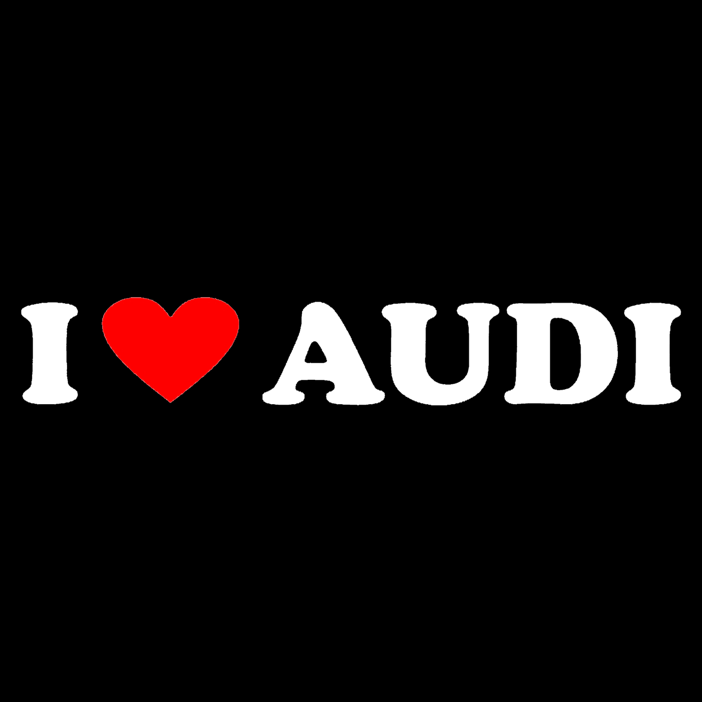 Sticker - I LOVE AUDI