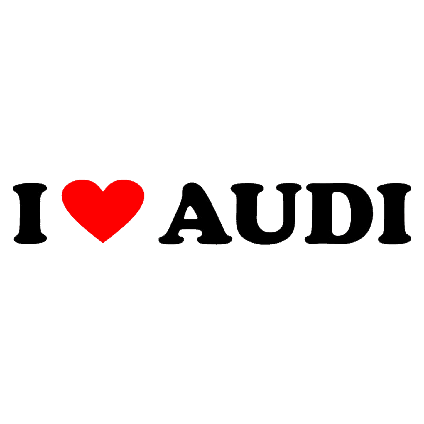 Sticker - I LOVE AUDI