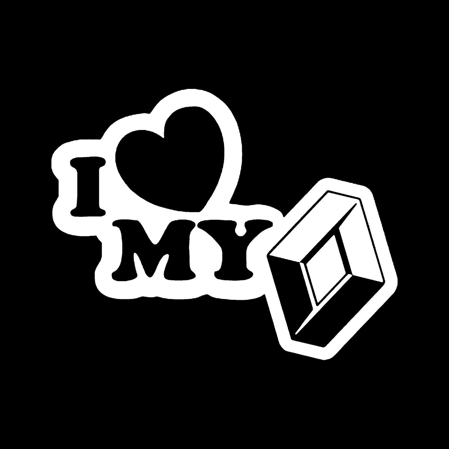 Sticker - I LOVE MY RENAULT