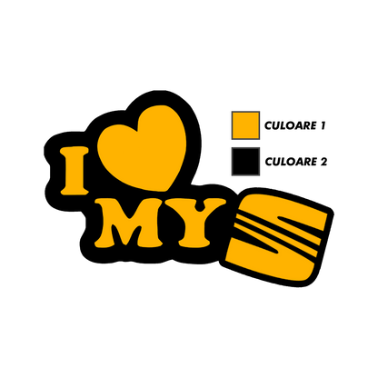 Sticker - I LOVE MY SEAT