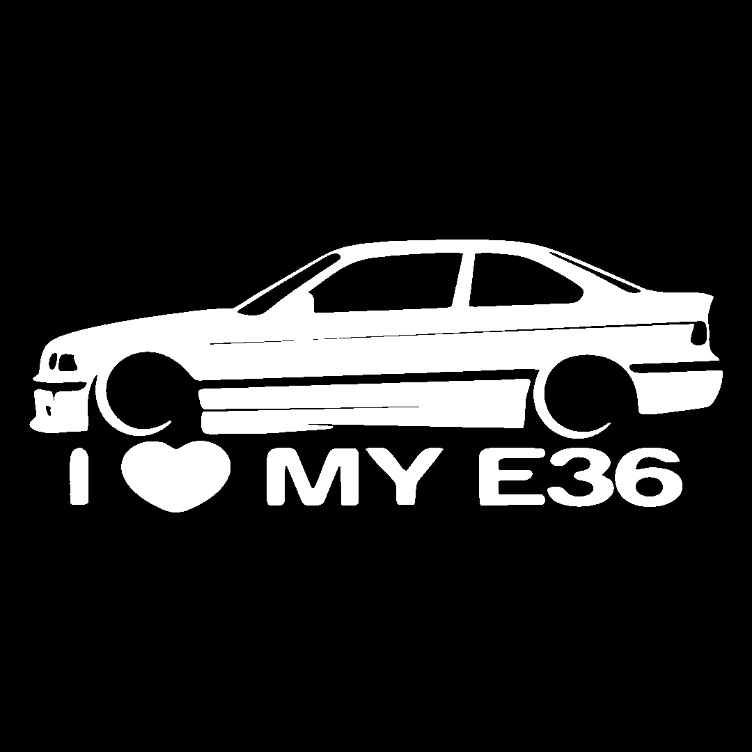 Sticker - I LOVE MY E36