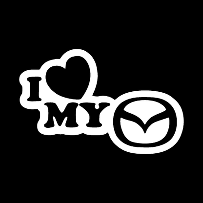 Sticker - I LOVE MY MAZDA