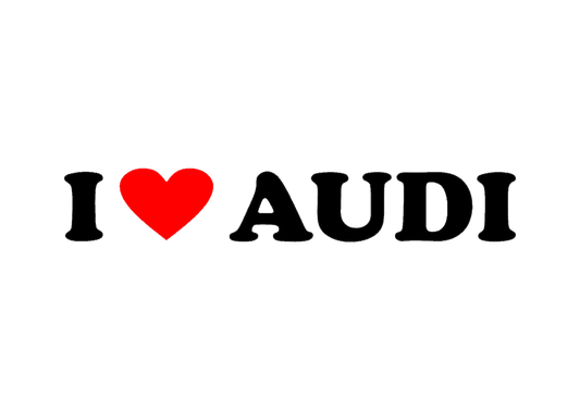 Sticker - I LOVE AUDI