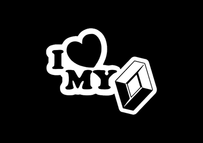 Sticker - I LOVE MY RENAULT