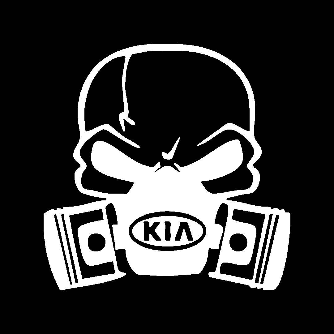 Kia skull - Alb